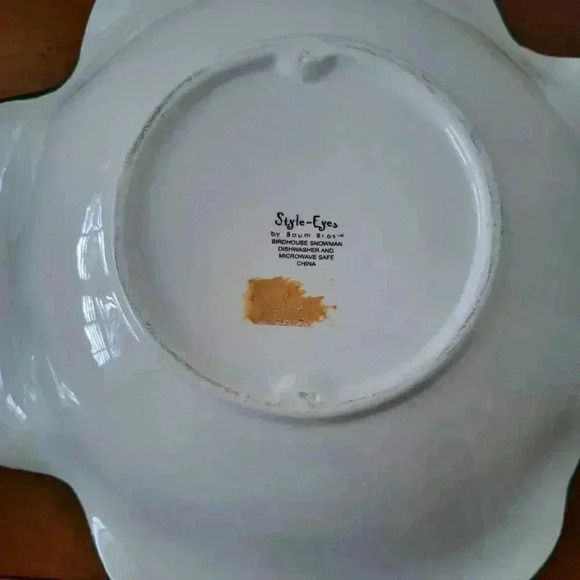 SNOWMAN BOWL WITH HANDLES  STYLE-EYES BY BAUM BROS - Picture 5 of 5